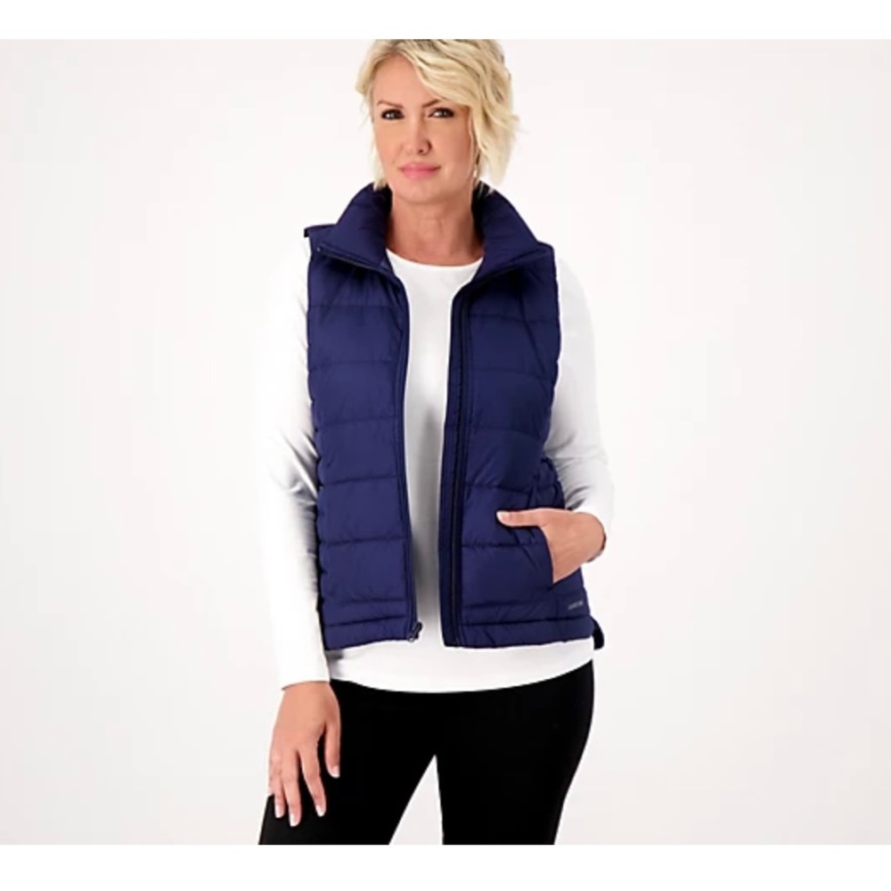 NWOT Lands End M Women’s goose down puffer vest